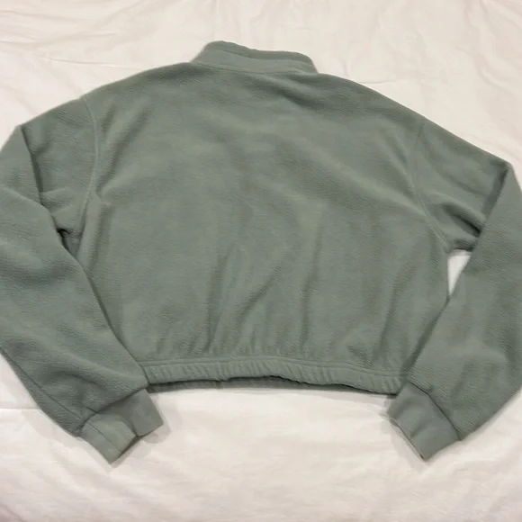 Pacsun Me to We green medium quarter zip sweatshirt - Picture 4 of 6